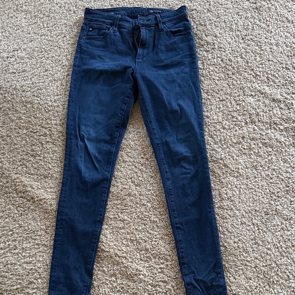 AG Adriano Goldschmied Dark Blue Skinny Jeans